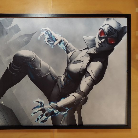 Arkham Catwoman silk canvas Fabric Poster (36" x 24") - Picture 3 of 3
